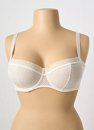 Soutien-gorge légère et transparente haut soutien-gorge emboitant beige PASSIONATA femme