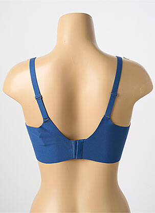 Soutien-gorge effet matière satinée haut soutien-gorge emboitant bleu CHANTELLE femme