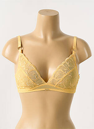 Soutien-gorge sans armature haut soutien-gorge emboitant jaune CHANTELLE femme
