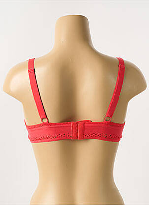 Soutien-gorge légère et transparente haut triangles rouge IMPLICITE femme