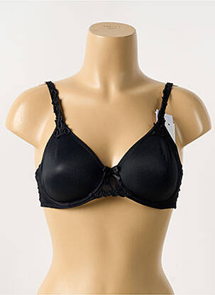 Soutien-gorge effet matière satinée haut soutien-gorge emboitant noir SIMONE PERELE femme