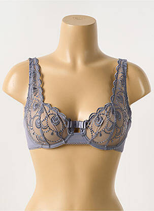 Soutien-gorge légère et transparente haut soutien-gorge emboitant gris PASSIONATA femme