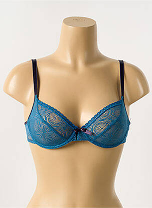 Soutien-gorge légère et transparente haut soutien-gorge emboitant bleu PASSIONATA femme