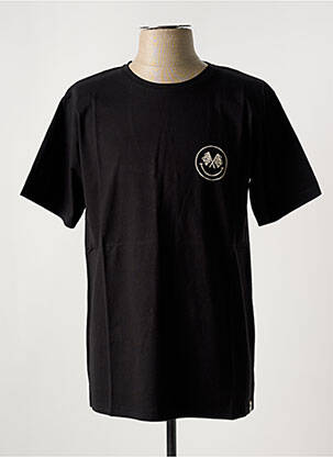 T-shirt stretch manches courtes noir IRON AND RESIN homme
