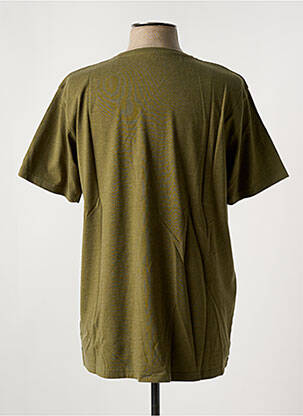 T-shirt stretch manches courtes vert IRON AND RESIN homme