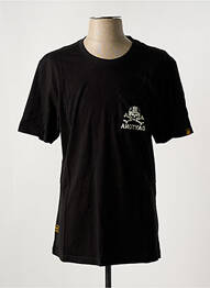 T-shirt stretch manches courtes noir DAYTONA homme