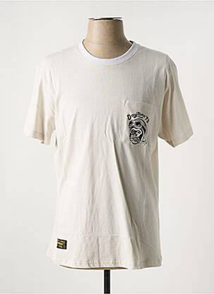 T-shirt stretch manches courtes blanc DAYTONA homme