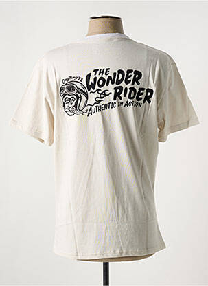 T-shirt stretch manches courtes blanc DAYTONA homme
