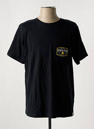 T-shirt stretch manches courtes noir IRON AND RESIN homme