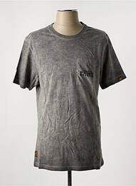 T-shirt stretch manches courtes gris DAYTONA homme