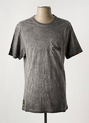 T-shirt stretch manches courtes gris DAYTONA homme