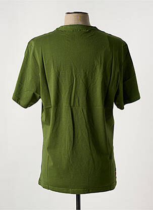 T-shirt broderie manches courtes vert DAYTONA homme