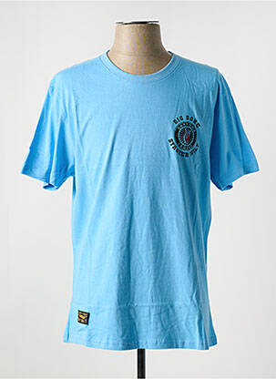 T-shirt stretch manches courtes bleu DAYTONA homme