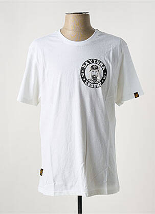 T-shirt stretch manches courtes blanc DAYTONA homme