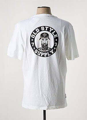 T-shirt stretch manches courtes blanc DAYTONA homme
