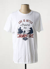 T-shirt blanc D73 pour homme seconde vue