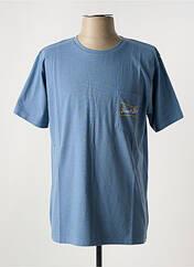 T-shirt bleu IRON AND RESIN pour homme seconde vue