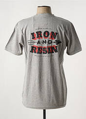 T-shirt gris IRON AND RESIN pour homme seconde vue