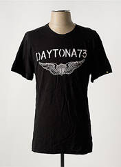 T-shirt noir DAYTONA pour homme seconde vue