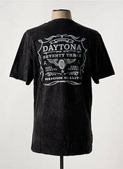 T-shirt noir DAYTONA pour homme seconde vue