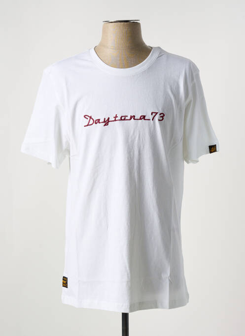 T-shirt blanc DAYTONA pour homme