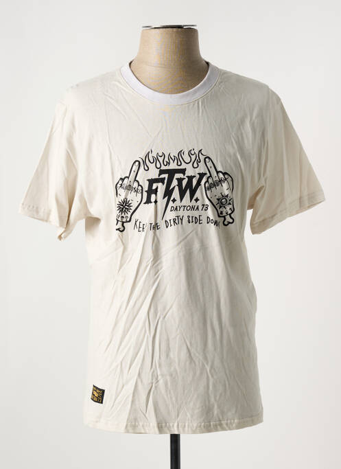 T-shirt blanc DAYTONA pour homme