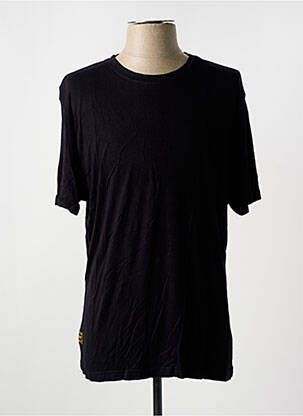T-shirt coupe droite manches courtes noir DAYTONA homme
