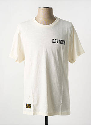 T-shirt stretch manches courtes beige DAYTONA homme