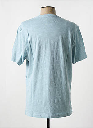 T-shirt coupe droite manches courtes bleu DAYTONA homme