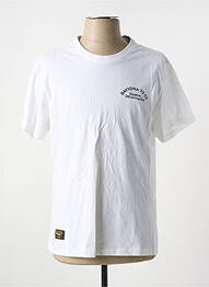 T-shirt stretch manches courtes blanc DAYTONA homme