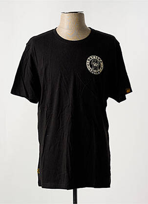 T-shirt coupe droite manches courtes noir DAYTONA homme