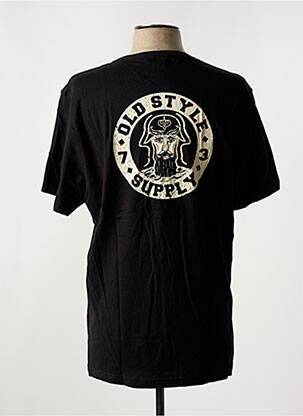 T-shirt coupe droite manches courtes noir DAYTONA homme