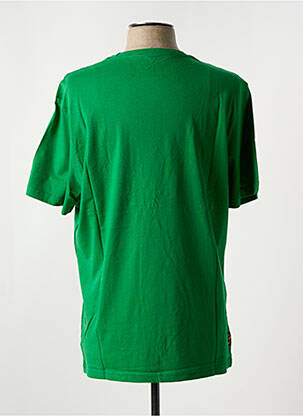 T-shirt coupe droite manches courtes vert DAYTONA homme