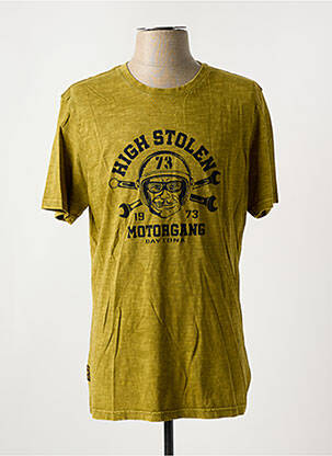 T-shirt coupe droite manches courtes vert DAYTONA homme