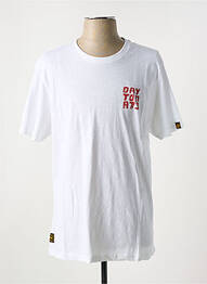 T-shirt coupe droite manches courtes blanc DAYTONA homme