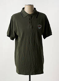 Polo coupe droite manches courtes vert DAYTONA homme