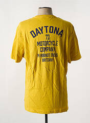 T-shirt jaune DAYTONA pour homme seconde vue