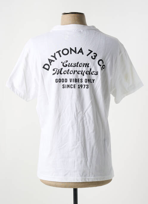 T-shirt blanc DAYTONA pour homme
