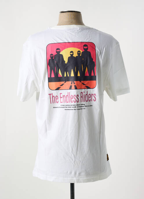 T-shirt blanc DAYTONA pour homme