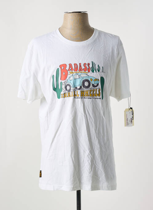 T-shirt blanc DAYTONA pour homme