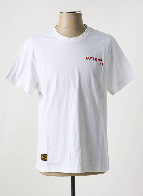T-shirt blanc DAYTONA pour homme