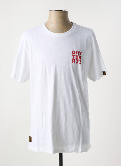 T-shirt blanc DAYTONA pour homme