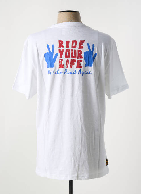 T-shirt blanc DAYTONA pour homme