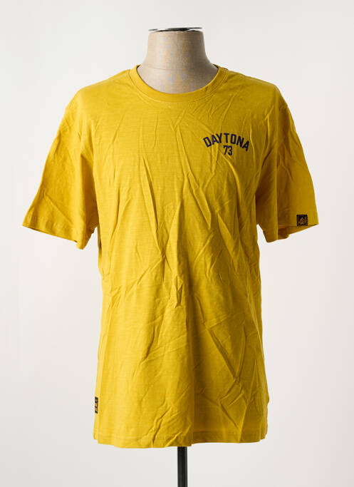 T-shirt jaune DAYTONA pour homme