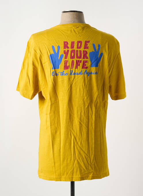 T-shirt jaune DAYTONA pour homme