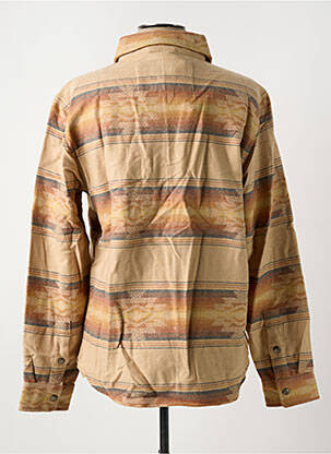 Chemise manches longues coupe droite beige IRON AND RESIN homme