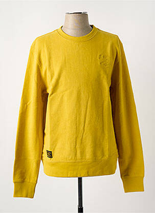 Pull stretch manches longues jaune DAYTONA homme