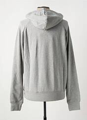 Sweat-shirt à capuche gris IRON AND RESIN pour homme seconde vue