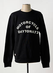 Sweat-shirt noir DAYTONA pour homme seconde vue