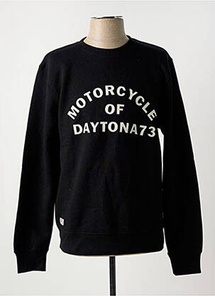 Sweat-shirt noir DAYTONA pour homme
